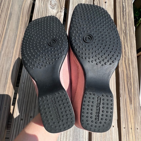 - Rockport Tahoe City Pink Suede Wedge Mule SZ 7! EUC! - Picture 11 of 15